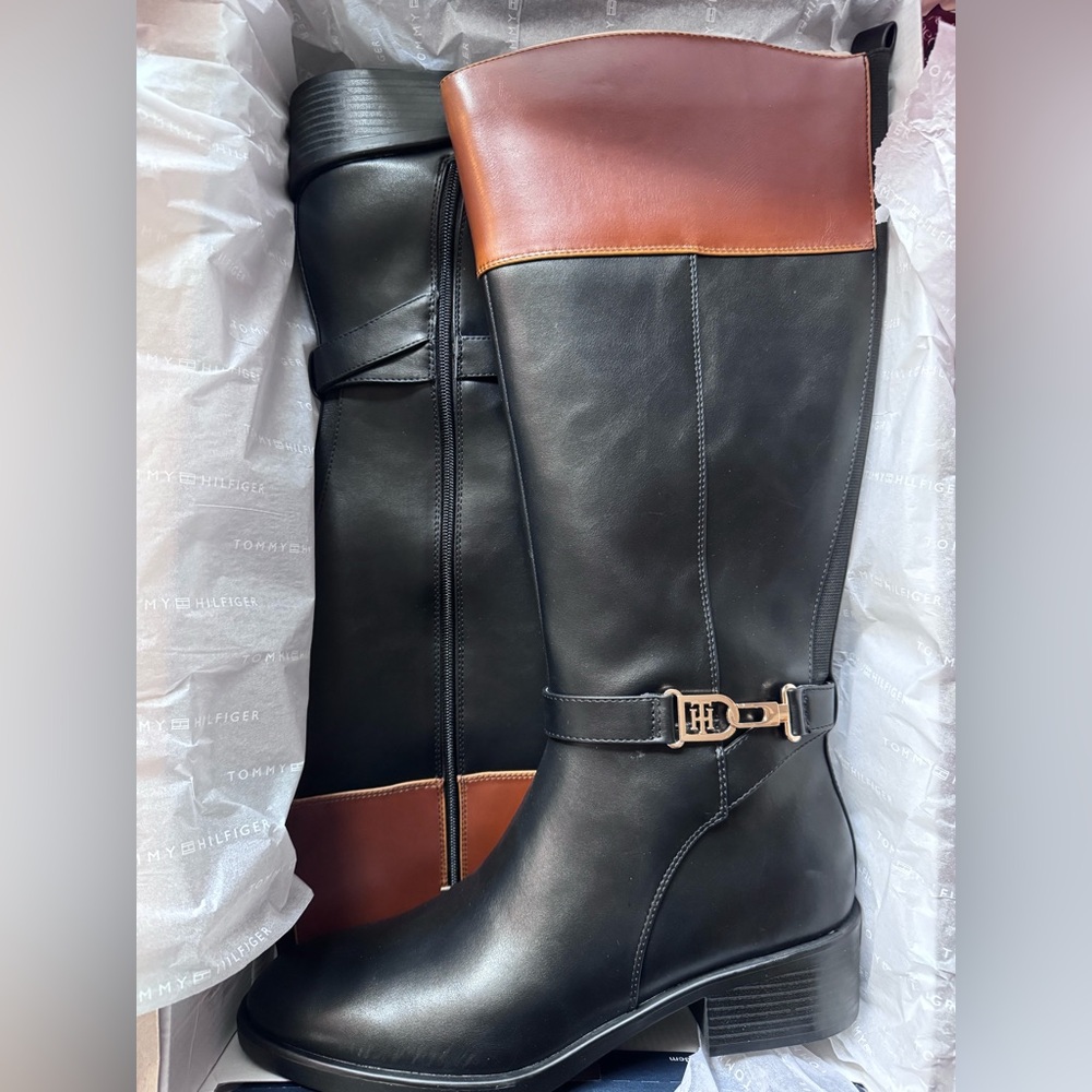 Tommy Hilfiger Ionni Womens Casual Riding Boots